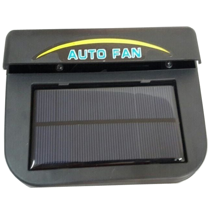 Solar car fans